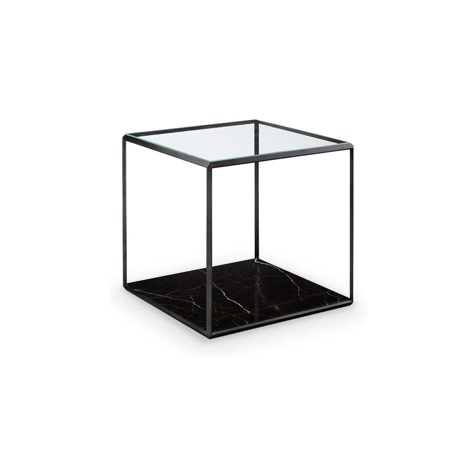Bakari Side Table (Black Marble)