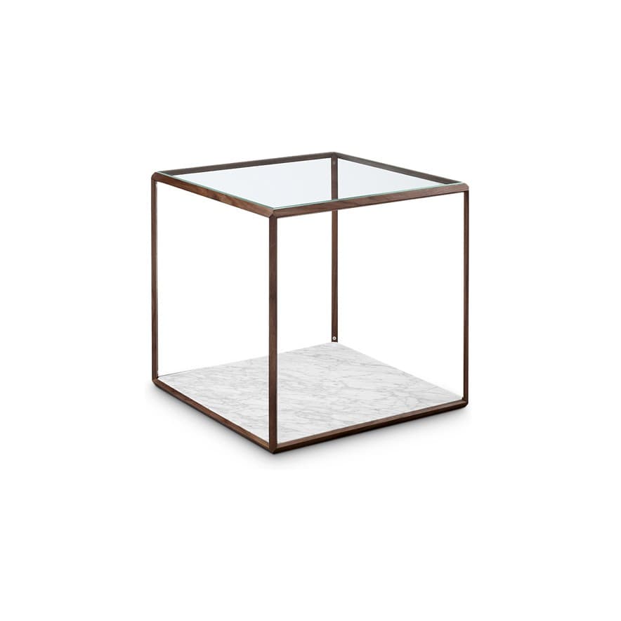 Bakari Side Table (White Marble)