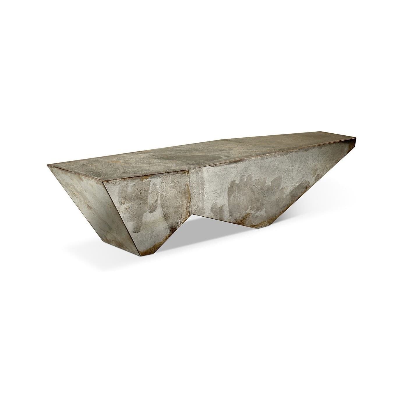 Henley Coffee Table In Polished Stainless Steel