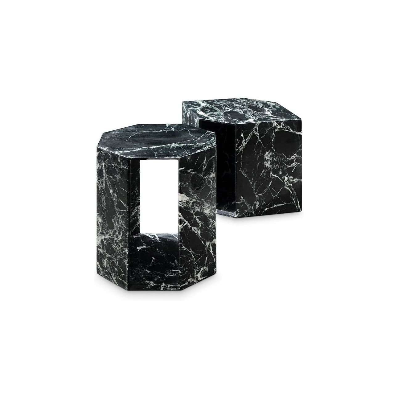Whitby Marble Side Tables